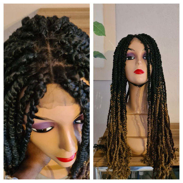 Twist braided wig